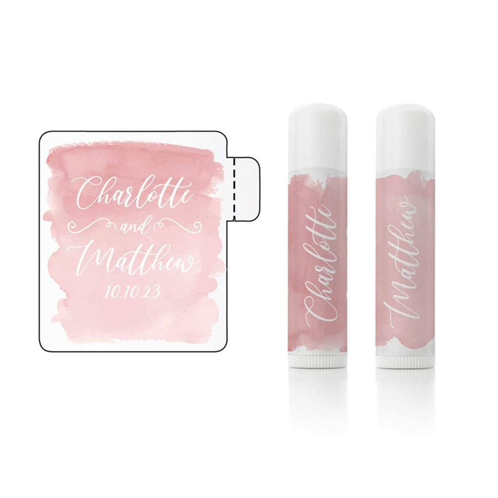 Custom Lip Gloss Balm Waterproof Stickers Labels, Personalized Chapstick Labels,Lip Gloss Labels Customize for Tubes (20 Pcs,45x52mm)