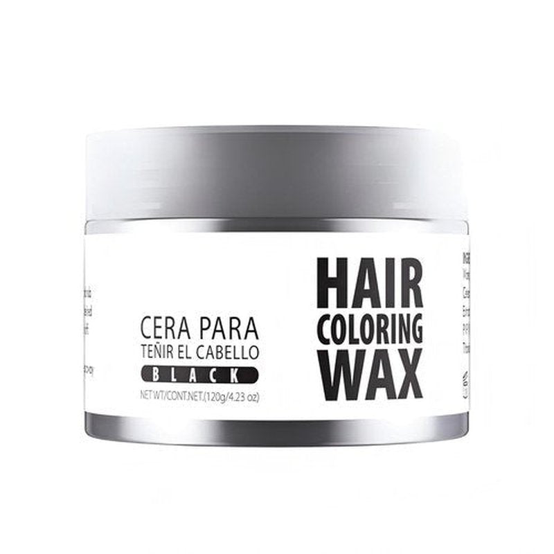 Gowwim Hair Wax Color - Temporary Non-Greasy Hair Dye for Natural Hold | 4.23 Oz Black