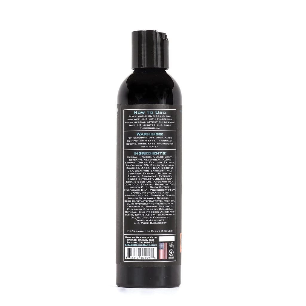 Badass Beard Care Beard Conditioner For Men - THE ORIGINAL, 8oz - Made of Natural Ingredients for A Healthy, Soft, & Itch Free Beard and Mustache