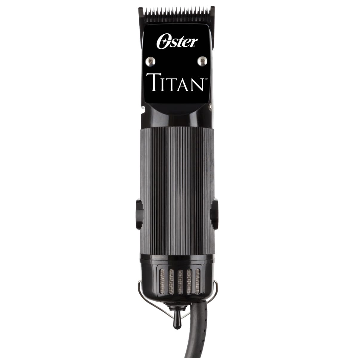 Oster Professional Titan 2-Speed Hair Clipper - Dual-Speed Universal Motor for Womens and Mens Hair Cutting, with Detachable Blades, Blade Guard & Cleaning Kit