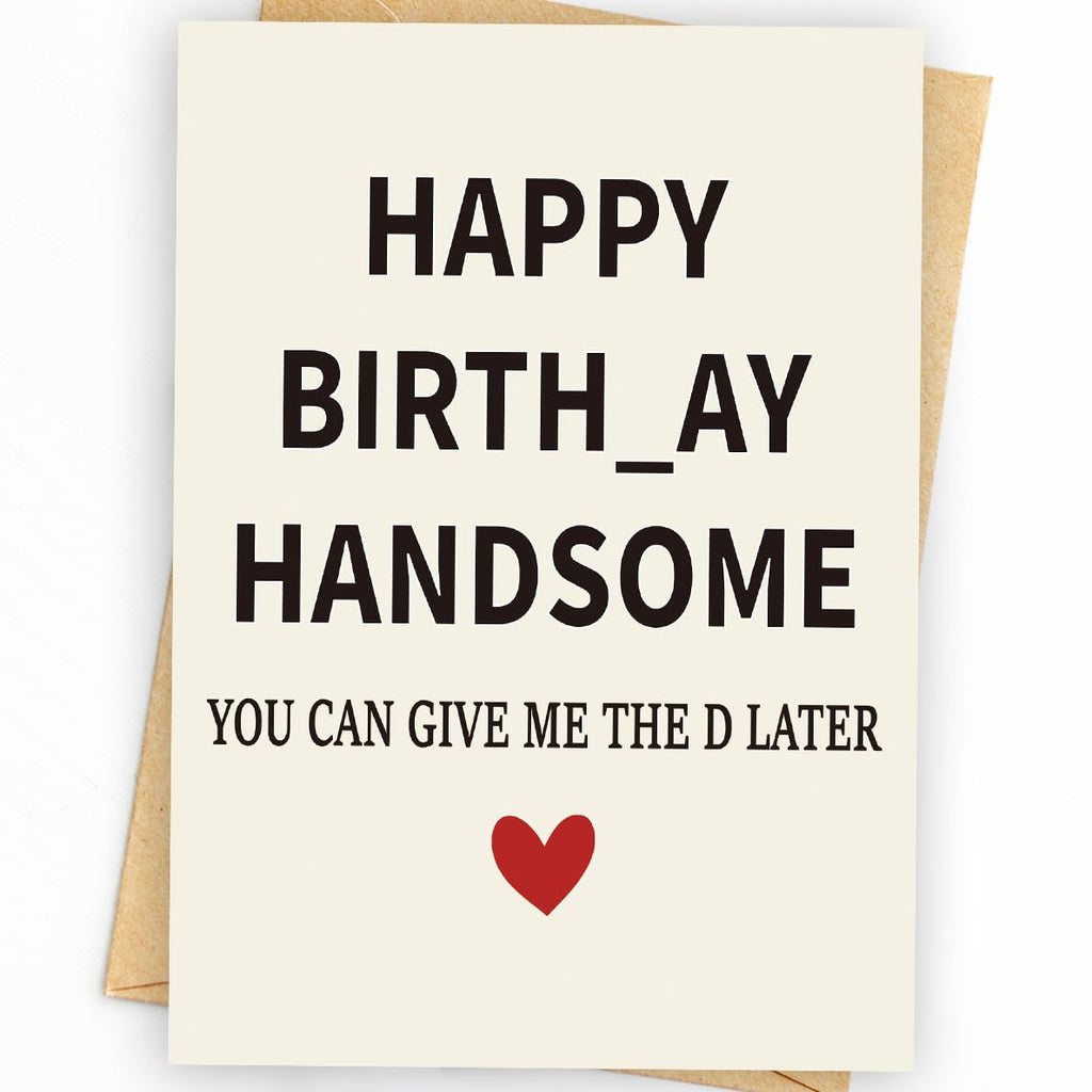 WowBefun Gifts for Men Him | Funny Birthday Card & Gifts for Men Husband Boyfriend Him, Happy Bday Card