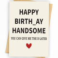 WowBefun Gifts for Men Him | Funny Birthday Card & Gifts for Men Husband Boyfriend Him, Happy Bday Card