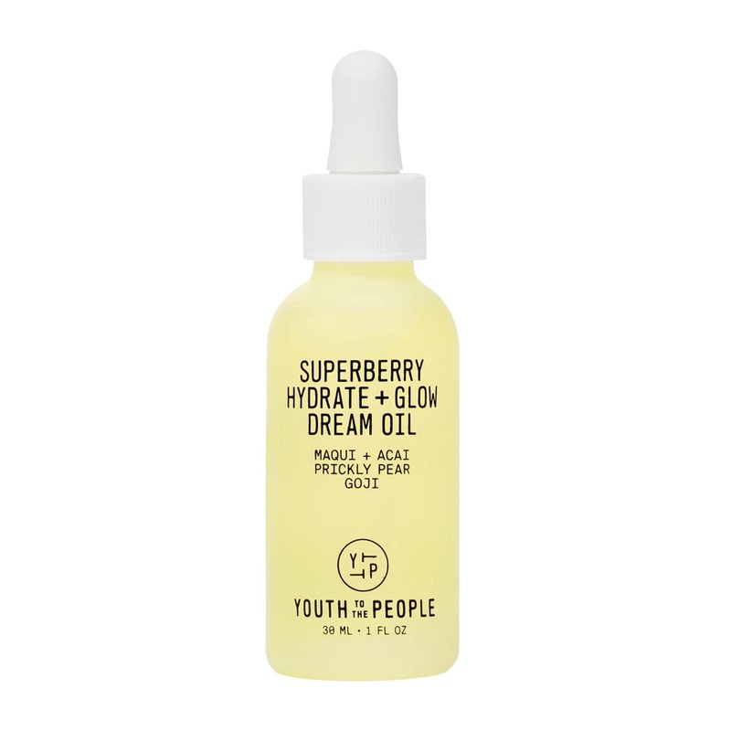 Youth To The People Superberry Glow Dream Face Oil - Hydrating, Revives Dull Skin, Vitamin C & Squalane - 1 fl oz