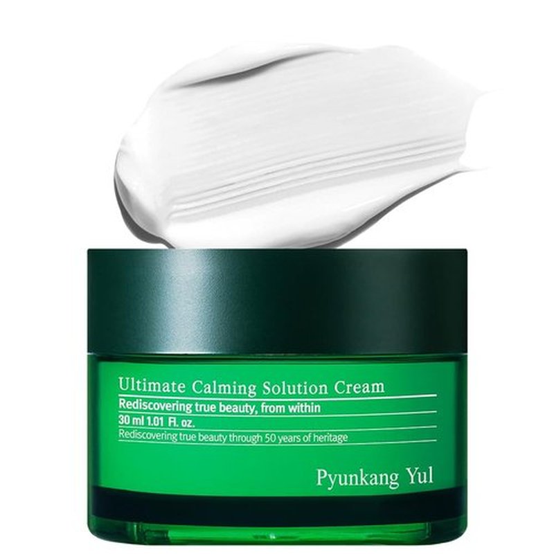 Pyunkang Yul PKY Ultimate Calming Solution Cream - Soothes Sensitive Skin with Cica & Tea Tree | 1.01 Fl. Oz (30ml)