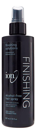 Ion Alcohol-Free Finishing Hair Spray - Lightweight Medium Hold | 8oz Anti-Frizz Vegan Formula