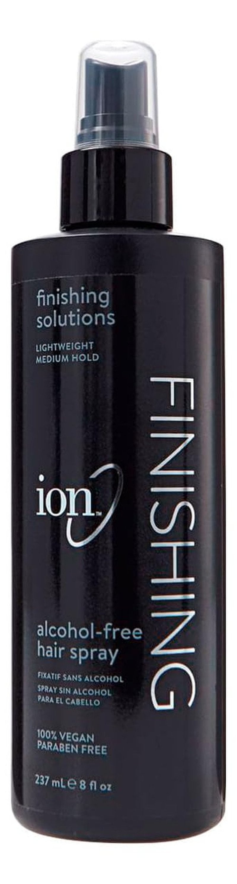 Ion Alcohol-Free Finishing Hair Spray - Lightweight Medium Hold | 8oz Anti-Frizz Vegan Formula