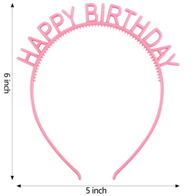 Aprince 12PCS Happy Birthday Headband for Women Girls Crown Hat Gifts Candy Its My Birthday Headband Tiara Party Accessories Decorations