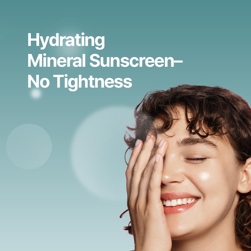 athé Vegan Relief Sun Cream SPF 50+ Broad Spectrum – Fragrance-Free | Sea Buckthorn Oil + 6-Type Hyaluronic Acid + Centella | No White Cast | Vegan K-Beauty | 1.69 fl.oz