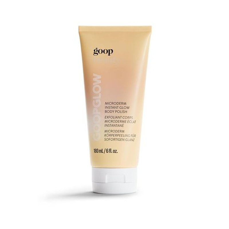 Goop Beauty Microderm Body Polish - Exfoliating Scrub & Foaming Cleanser for Glowing Skin | 6 fl oz