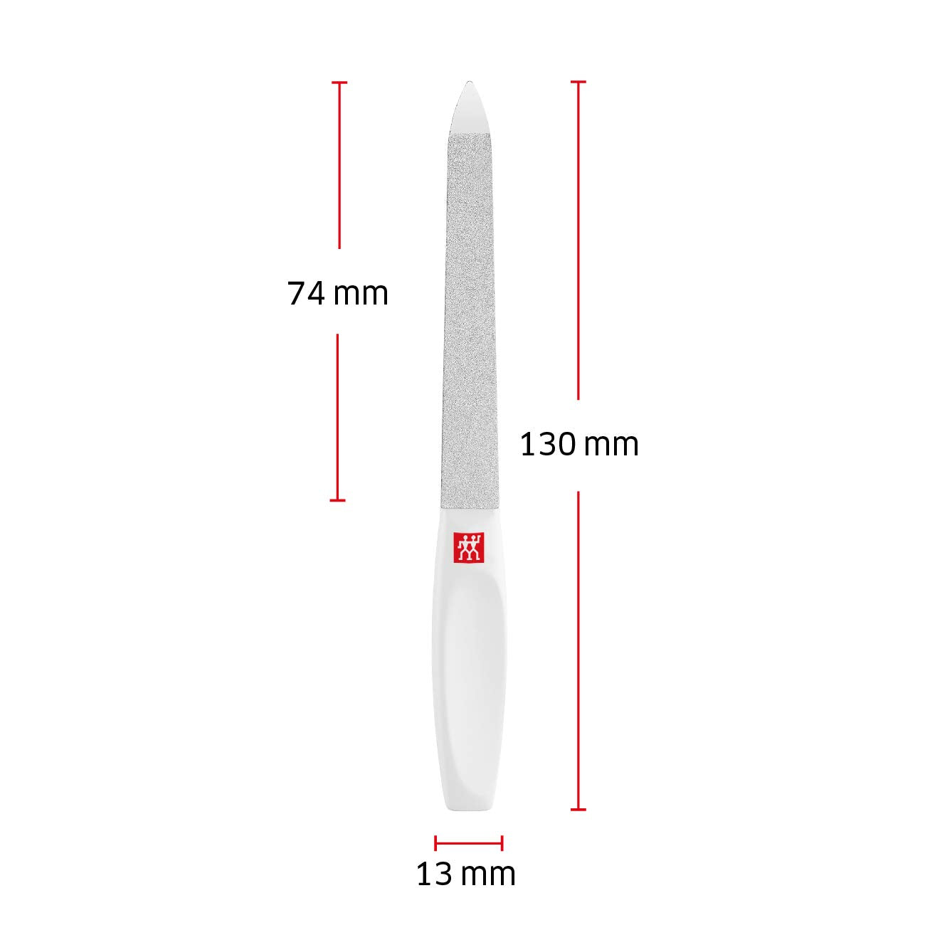 ZWILLING Nail File (Sapphire Coating, Polished File tip for Cleaning Nails), White, 6.3 inches