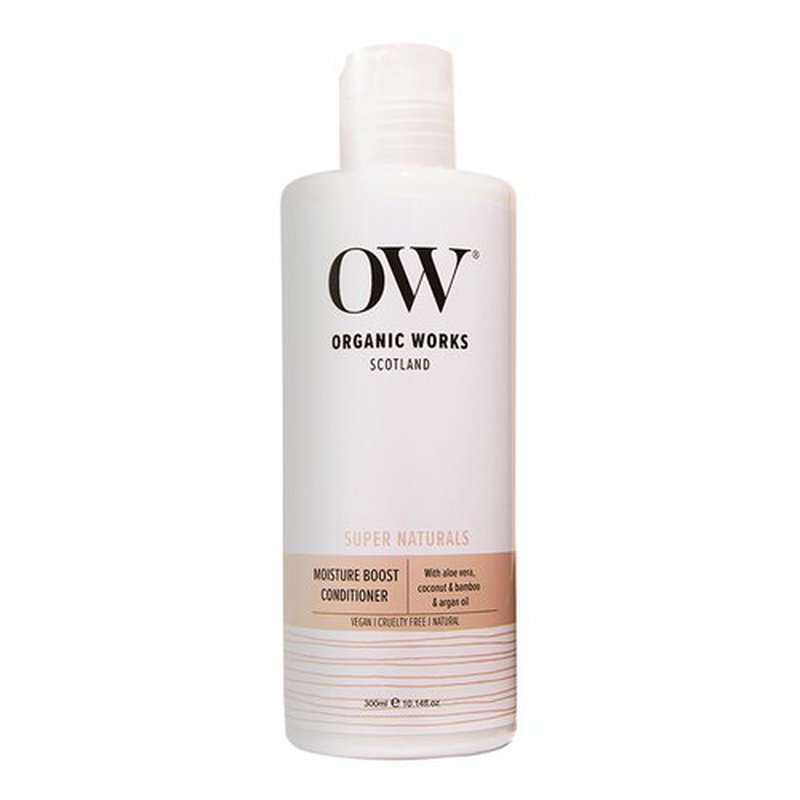 Super Naturals Moisture Boost Conditioner by Organic Works for Unisex - 10.14 oz Conditioner