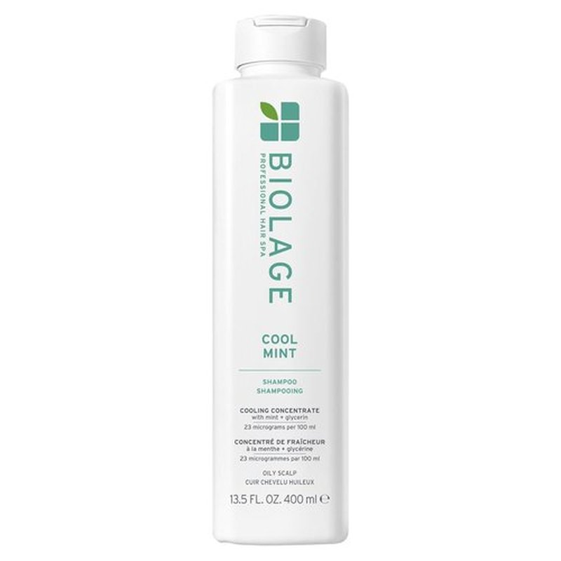 Biolage Cool Mint Shampoo - Refreshing Balancing Shampoo for Oily Scalp | Vegan & Paraben-Free, 13.5 oz