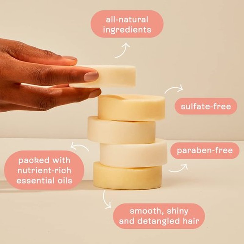 Curl Defining Conditioner Bar (6.7oz) | 2-in-1 Solid Conditioner & Leave-In for Curly Hair | Vegan, Sulfate-Free, Eco-Friendly | Plastic-Free Hair Care | Made in Brazil