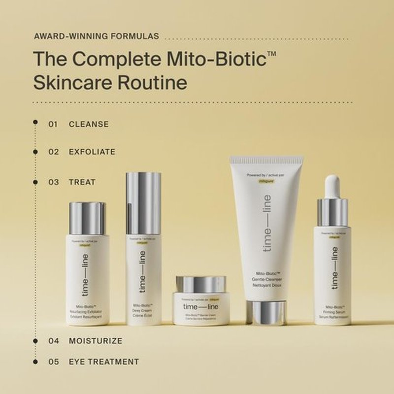 Timeline Mitopure™ Gentle Cleanser - Non-Drying & Calming Makeup Remover with Ceramides | 1.7 Fl Oz