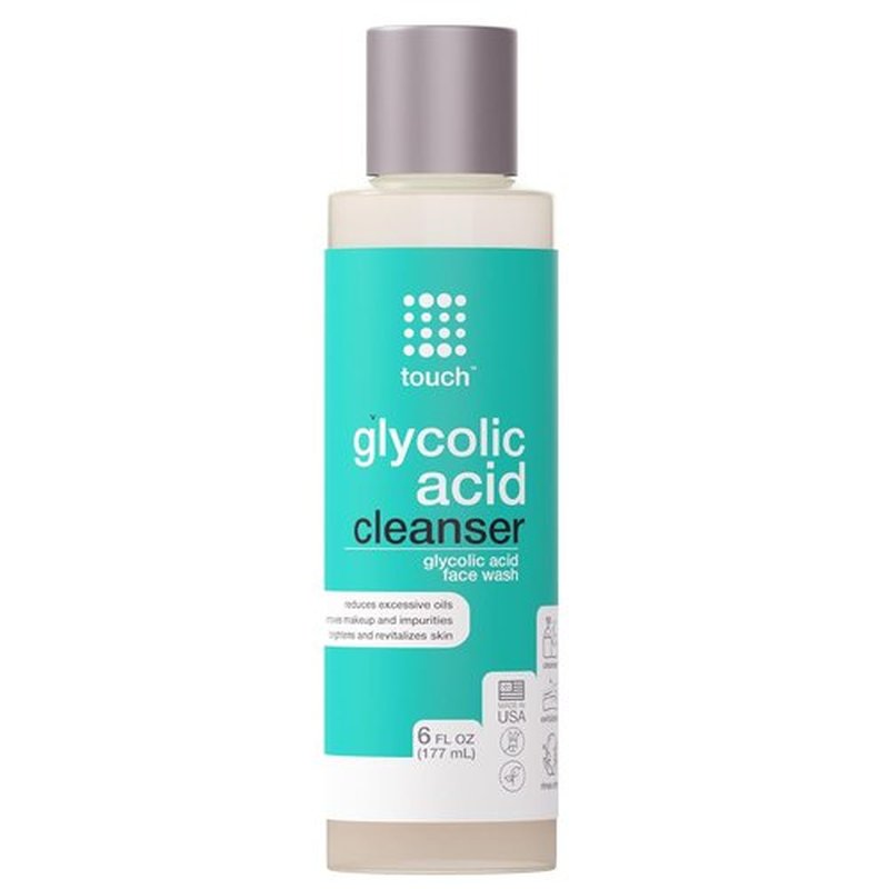 Skiennix 10% Glycolic Acid Face Wash - Exfoliating Foaming AHA Cleanser for Anti-Aging & Pore Minimizing - 6 oz.