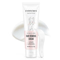 Evervines Hair Removal Cream for Women: Bikini Line Intimate Area Depilatory for Face Legs and Underarms - Gentle Formula for Home and Travel Use - Includes Scraper (4.2oz)