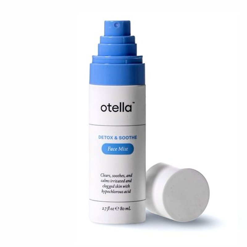 Otella Detox & Soothe Face Mist with Hypochlorous Acid .02% | 2.7 oz | Helps Reduce Redness, Irritation, Breakouts | Rosacea, Eczema, Sensitive-Skin Safe | Barrier Protecting & Skin Cleansing Toner