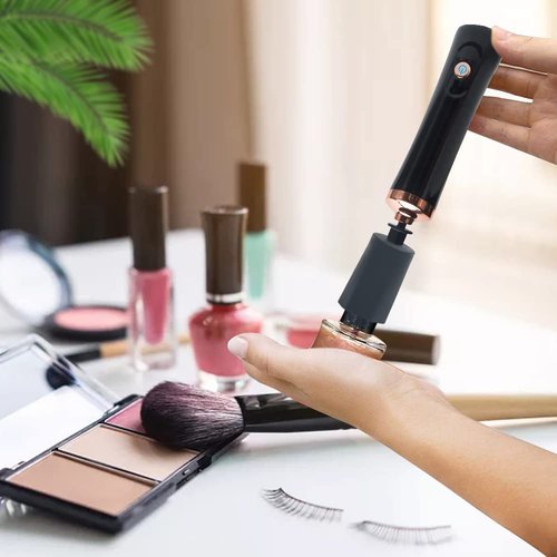 CALIDAKA Electric Beauty Eyelash Shaker, Portable Waterproof Automatic Eyelash Glue Decanter, Liquid Mixer Nail Gel Polish Shaking Machine, for Eyelash Extension Glue Nails Polish