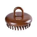 TAN MUJIANG Handmade Wooden Comb, Ring Design, Scalp Massaging, Nourishing Hair Care 3.35 × 1.69 inches