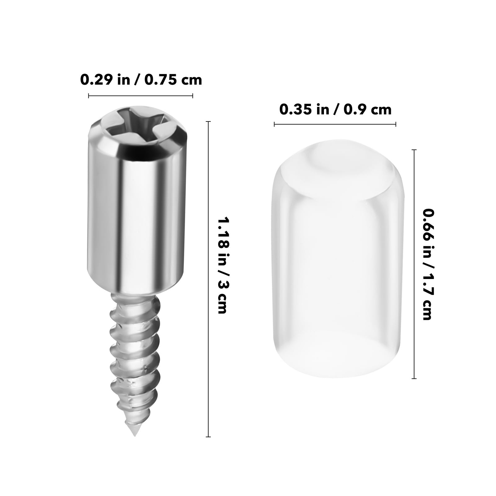 Uonlytech 120 Pcs Screw in Shelf Pins with Protective Sleeves Self Tapping Shelf Support Pegs for Cabinet Cupboard Bookcase Furniture Shelving 1.18 in