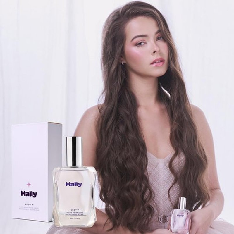 Hally Lady H Hair & Body Perfume - Alcohol-Free Cherry, Vanilla & Jasmine Fragrance - 50ml Hydrating Mist