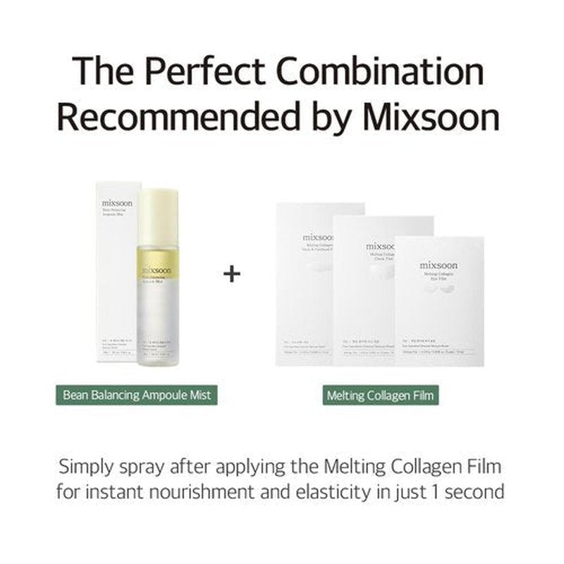 mixsoon Bean Balancing Ampoule Mist - Hyaluronic Acid, Hydrating Face Mist, Soothing for Face, Oil balance For Hydrated Radiance 100ml / 3.38 fl.oz. Korean Glass Skin Care