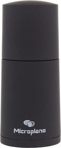 Microplane Spice Mill | Manual Cinnamon Grinder & Nutmeg Grater - Sleek Black Design