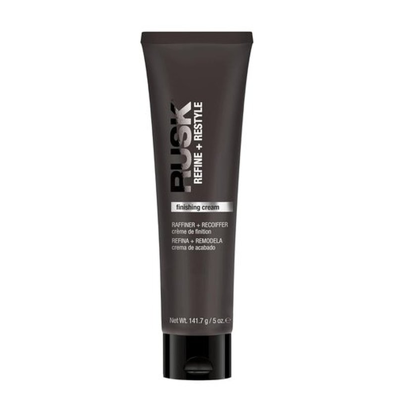 RUSK Finishing Cream - Refine & Restyle for Frizz-Free Hair | Enhances Natural Texture & Shine, 5 oz.