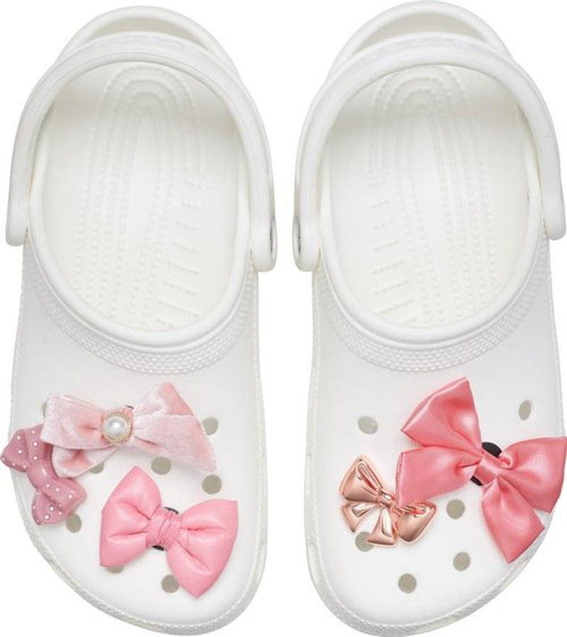 Crocs Jibbitz Bling & Jewelry Shoe Charm Packs, Charming Bow, 5-Pack