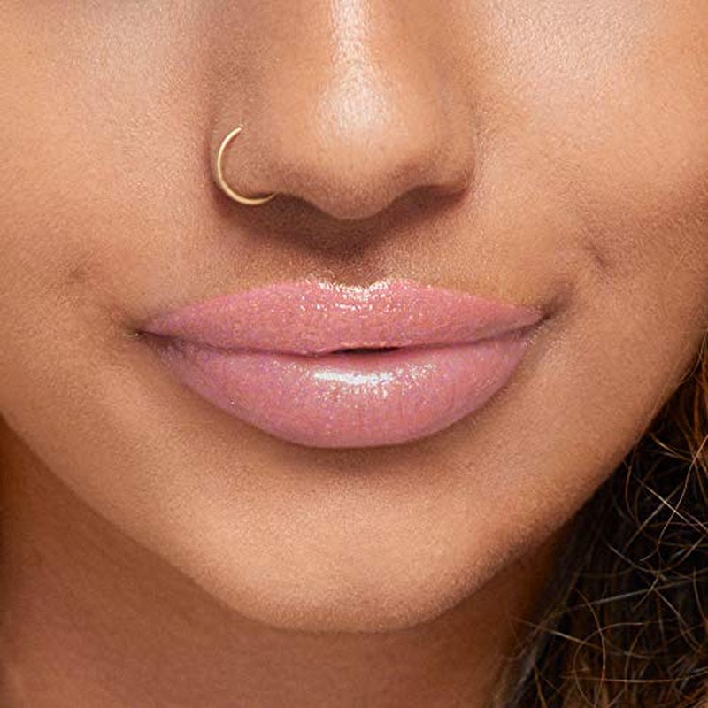 Rimmel Stay Glossy 6HR Lip Gloss, Dorchester Rose, 0.18 Fl Oz (Pack of 2)