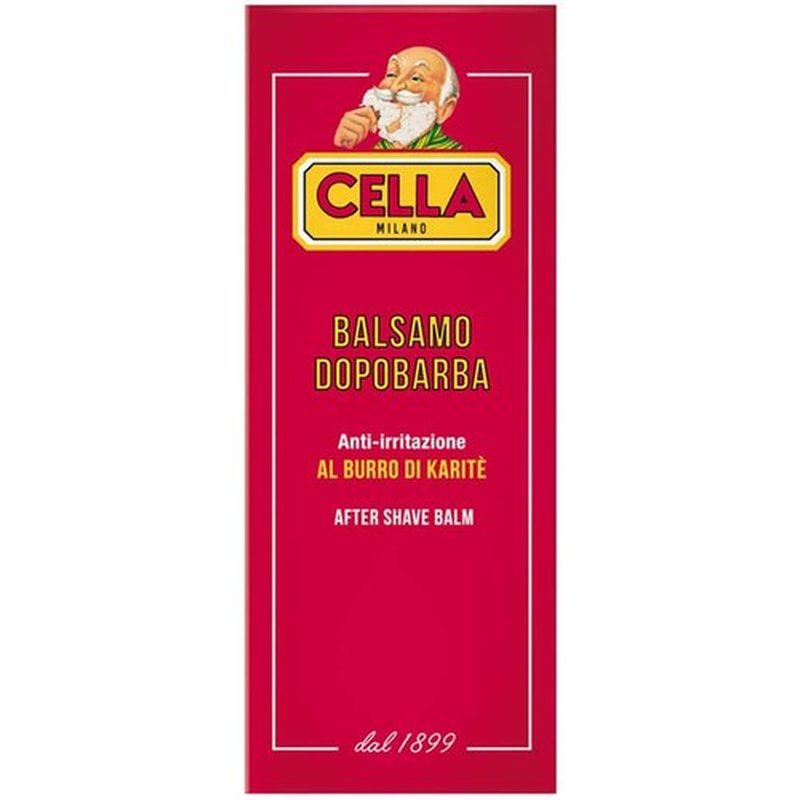 Cella MILANO Aftershave Balm - Soothing Shea Butter & Almond Oil Formula for Sensitive Skin