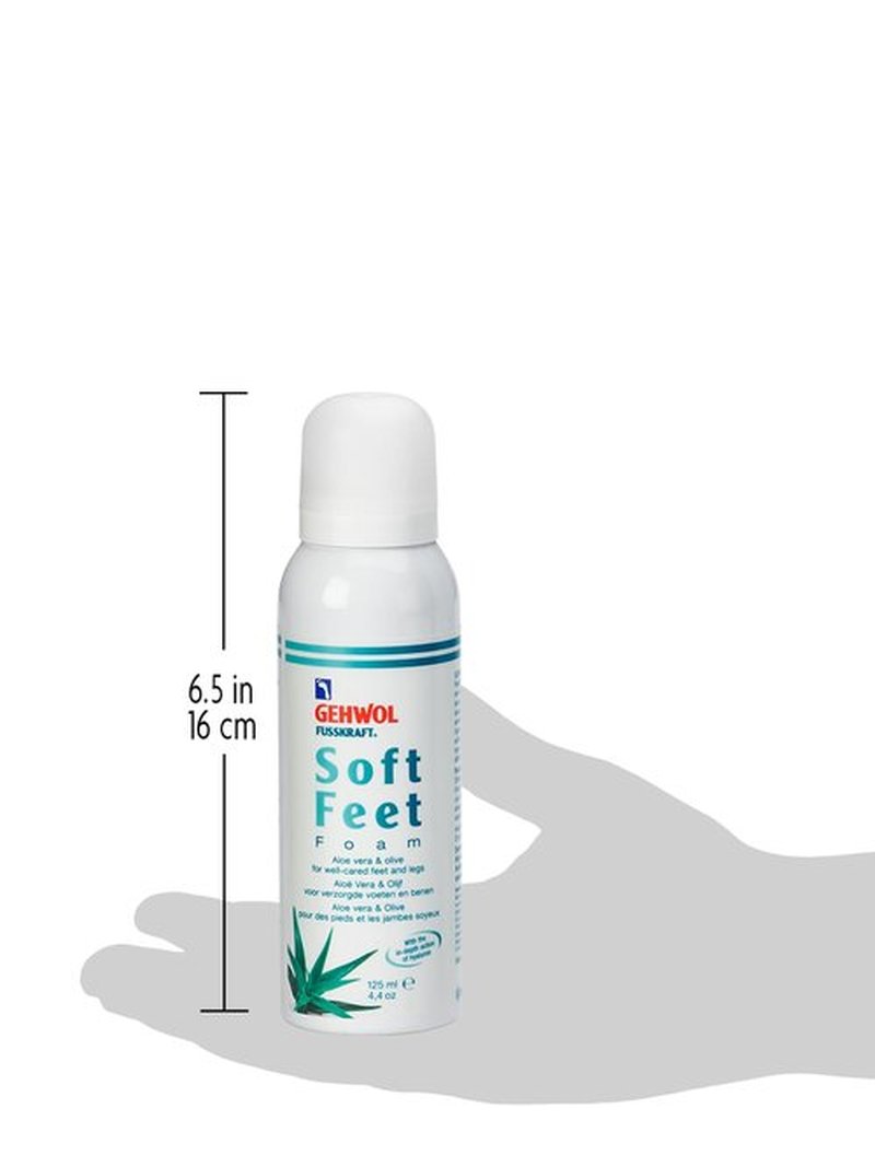 GEHWOL Soft Feet Foam - Nourishing Foot Care Cream for Smooth Skin | 4.4 Ounce