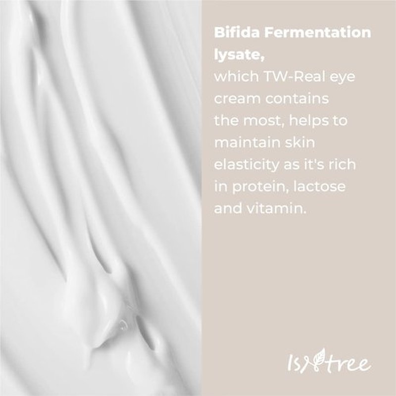 ISNTREE TW-REAL Eye Cream 30ml, 1.01 fl oz | Korean Eye Cream for Dark Circles, Fine Lines, Puffiness & Dryness | Hydrating Under Eye Care