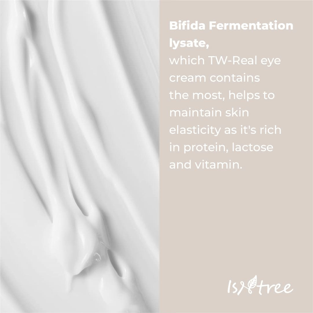 IsNtree TW-REAL Eye Cream 30ml, 1.01 fl oz | Korean Eye Cream for Dark Circles, Fine Lines, Puffiness & Dryness | Hydrating Under Eye Care