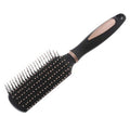 Skiennix Anti-Static Massage Hair Brush - Nylon Bristle Pins for All Hair Types | Rectangle Design