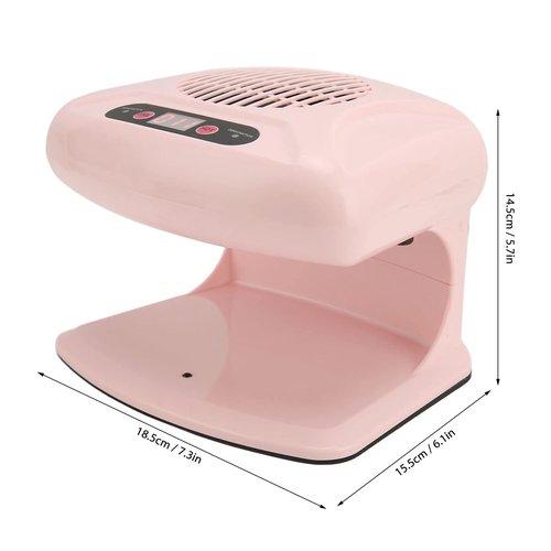 Air Nail Dryer, 300W Hot & Cold Wind Professional Nail Polish Dryer with Infrared Automatic Sensor, Air Nail Fan Blow Dryer for Regular Nail Polish, for Home and Salon