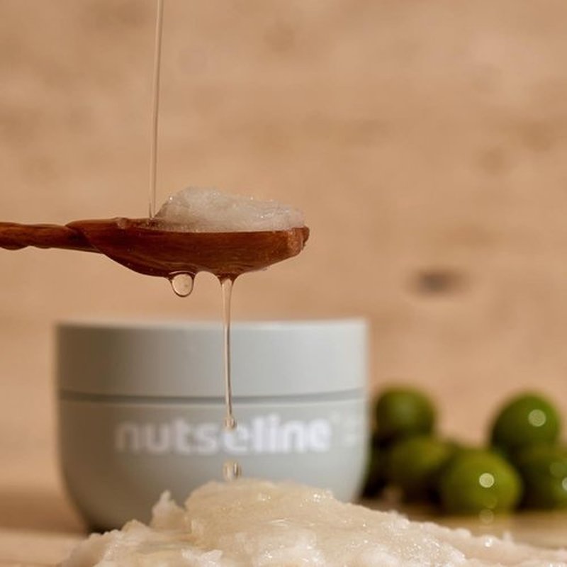 Nutseline Aroma Nut Gray Scrub 200ml Korean Skin Care – Exfoliating & Moisturizing Body Scrub, Removes Dead Skin Cells, Smooths & Nourishes, Aromatherapy Blend, Contains 17 amino acids