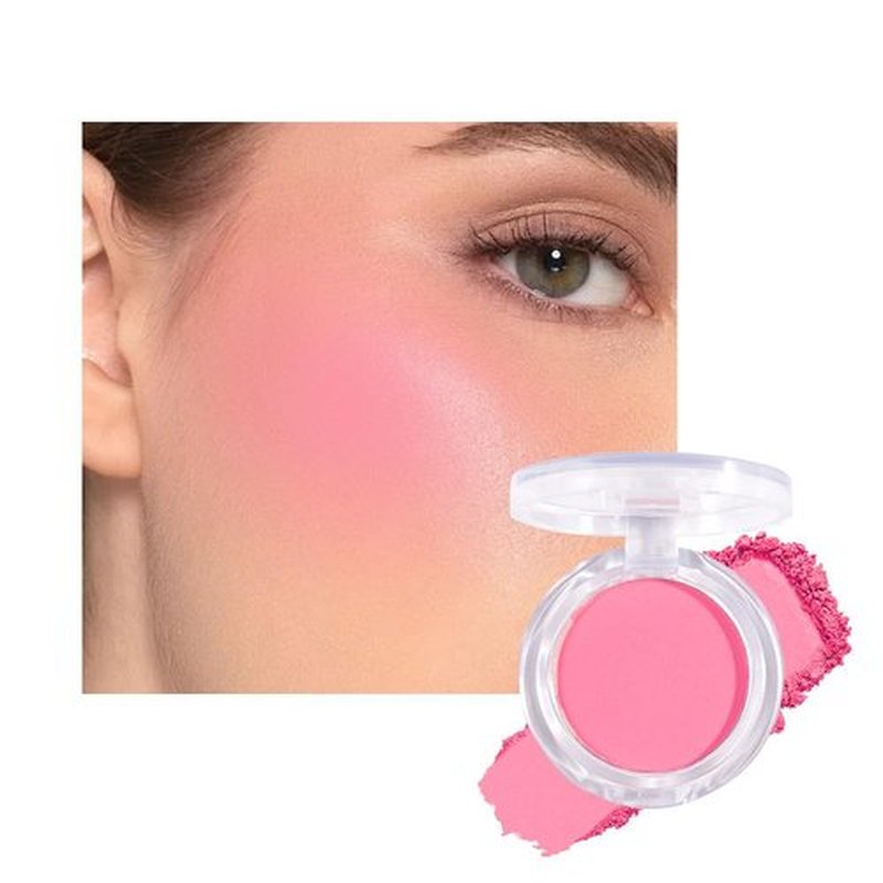 Regine Switzerland Matte Powder Blush - Long-Lasting Natural Cheek Color, Lightweight & Vegan | #02 Petals Pink