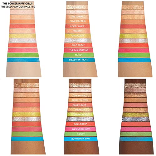 Colourpop Powerpuff Girls Pressed Shadow Palette - Full Size 12 Pan Eyeshadow Set