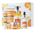 R RadiantRise Vitamin C Skin Care Set For Women , 5-In-1 Moisturizing Hyaluronic Acid Skin Care Routine with Facial Cleanser, Serum, Face Cream, Eye Cream, Toner