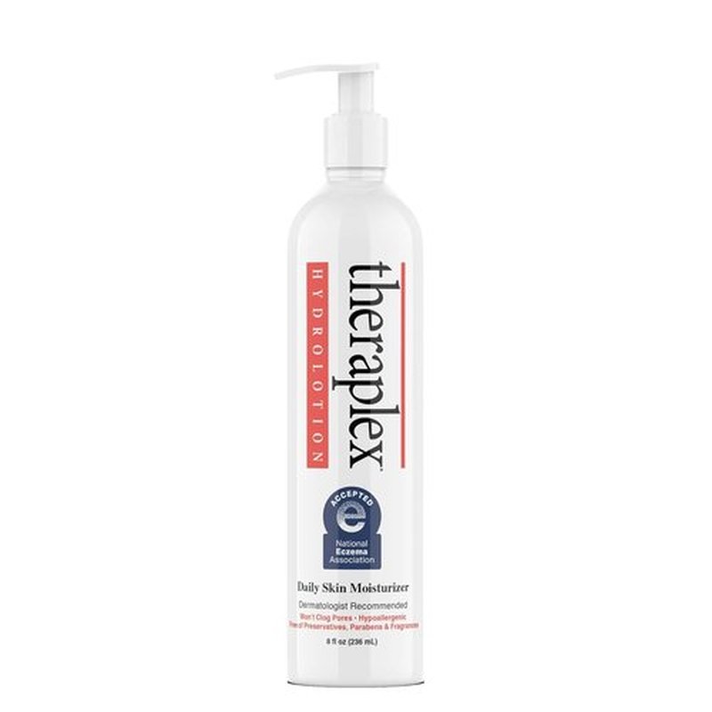 Theraplex Hydro Lotion - Fragrance-Free, Hypoallergenic & Noncomedogenic | 8 oz, Dermatologist Recommended