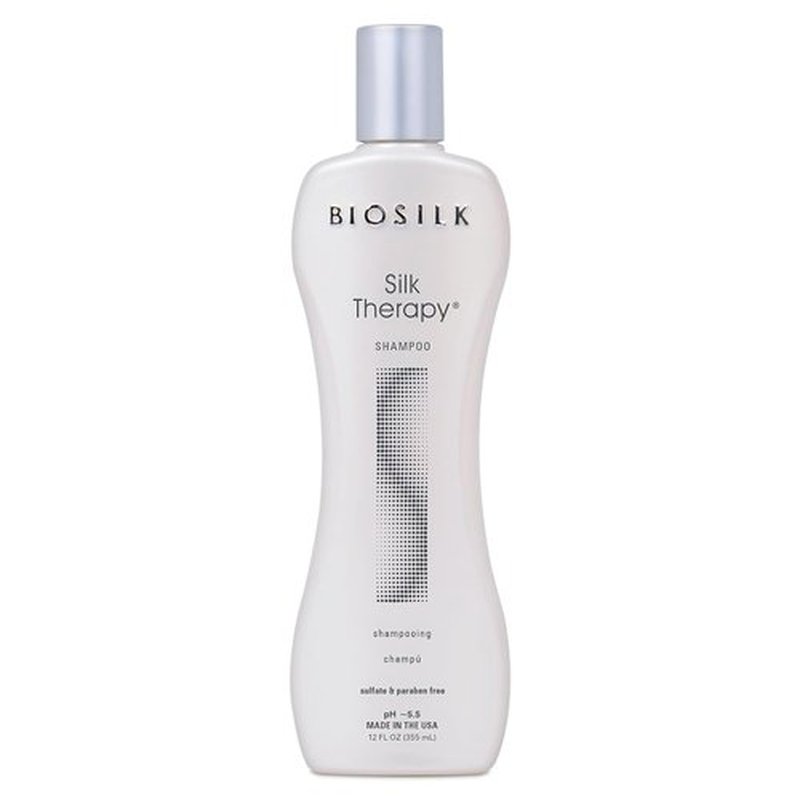 BioSilk Silk Therapy Shampoo - Gentle Hair Cleanser for Healthy, Shiny Hair | 12 Oz, Sulfate & Paraben-Free