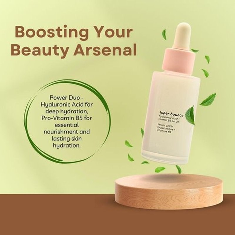 Glossier Super Bounce Hyaluronic Acid + Vitamin B5 Serum Full Size 1 ounce