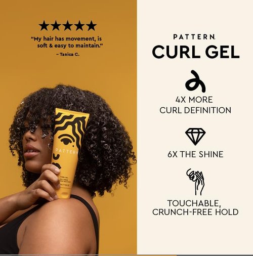 PATTERN Beauty Curl Gel - Definition & Shine for Curly, Coily, and Textured Hair | 9.8 fl oz