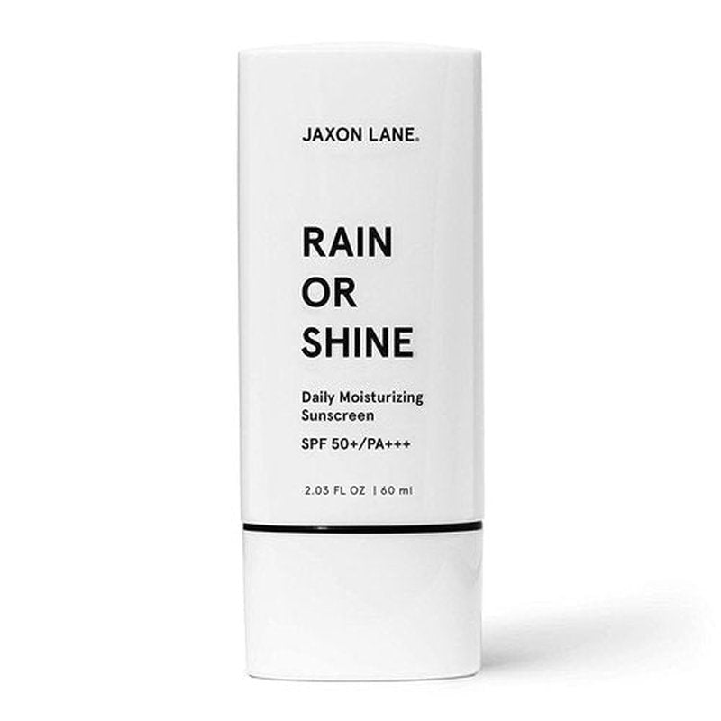 RAIN OR SHINE Anti-Aging Face Sunscreen SPF 50 - Clear Skin Formula with Green Tea & Hyaluronic Acid | Fragrance-Free 2.03 Oz