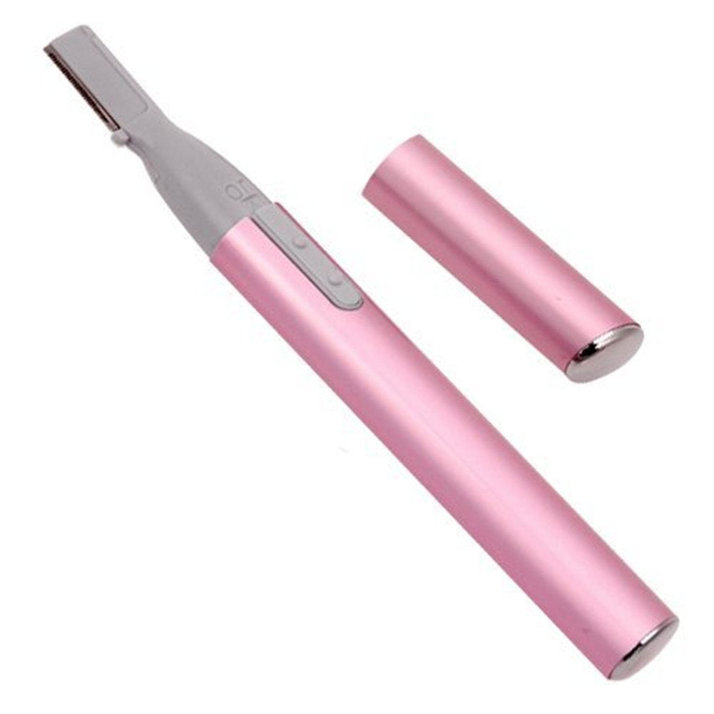 Electric Eyebrow Trimmer Women Precision Face Razors Battery Operated Small Hair Remover Shaver Epilator for Face Neck Fuzz Lips Body Arms Leg