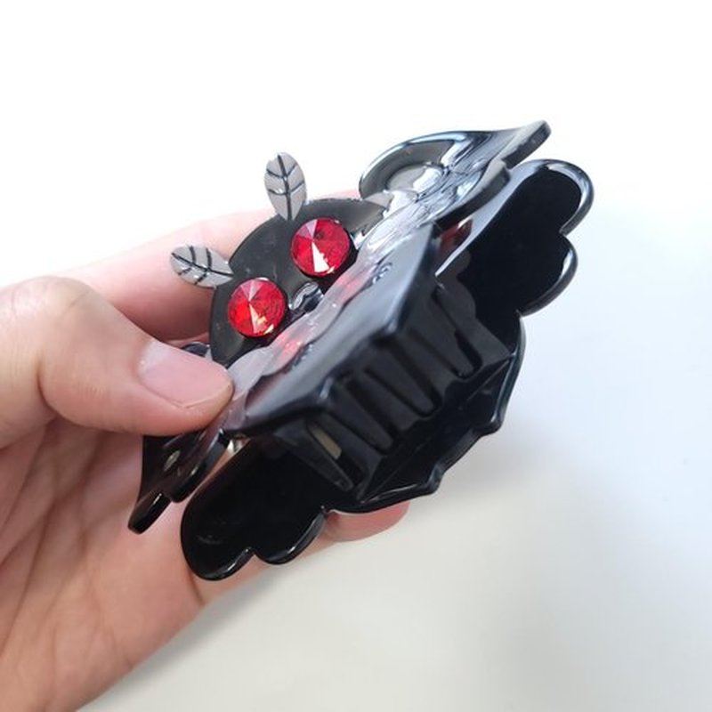 OMG Decor Bat Claw Clip,Acetate Hair Clip,Small Hair Clips for Women, 1 Count (Pack of 1)