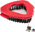 ANREKEYH Scrub Brush - Compatible Replacement for O-Cedar Spin Mop - Triangle Floor Scrubber Head for Kitchen, Deck & Bathroom
