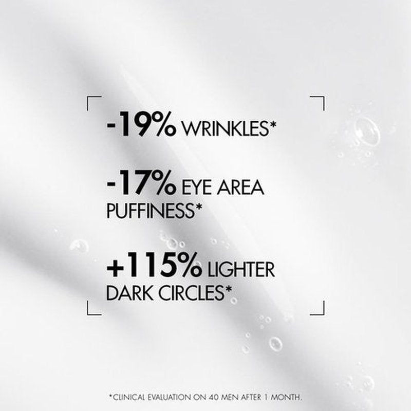 Biotherm Homme Force Supreme Eye Serum - Anti-Wrinkle Treatment for Dark Circles & Puffiness | 0.5 Fl. Oz.