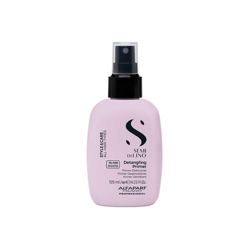 ALFAPARF MILANO Semi di Lino Style & Care Detangling Primer - No Hold - Detangling Primer for All Hair Types - Thermal Protection (4.25 fl oz / 125 ml)